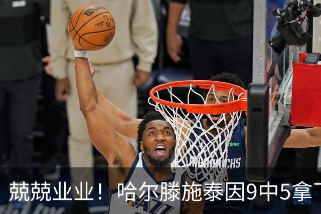 兢兢业业！哈尔滕施泰因9中5拿下12分12板1助1断